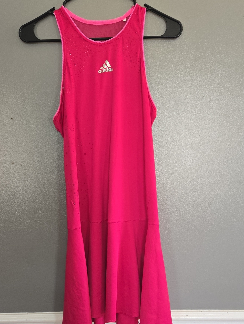 adidas Bright Pink Sleeveless Athletic Dress for Girls